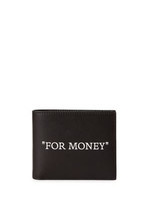 Off-White 'For Money' bi-fold wallet - Black