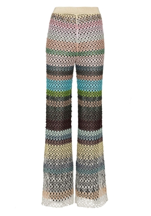 Missoni striped flared trousers - Pink