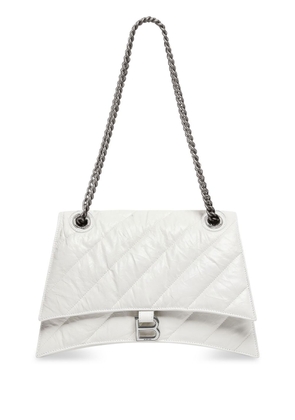 Balenciaga small Crush chain-strap shoulder bag - White