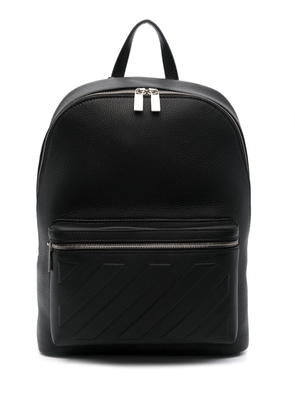 Off-White Diag leather backpack - Black