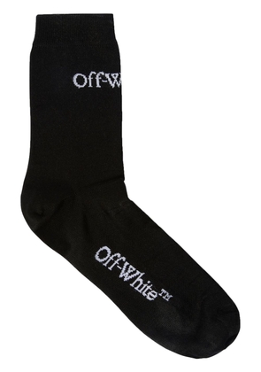 Off-White small logo socks - Black