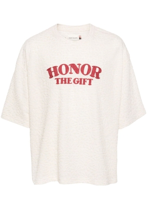 Honor The Gift Stripe Box T-shirt - Neutrals
