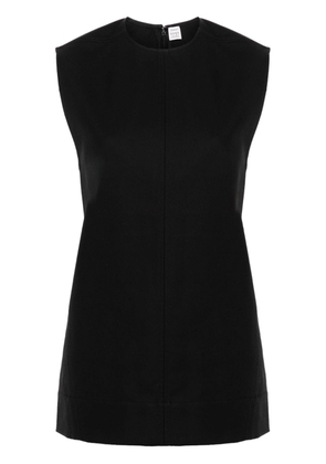 TOTEME sleeveless seam-detailed top - Black
