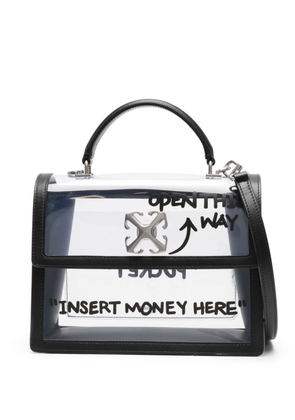 Off-White Jitney 2.8 transparent tote bag - Neutrals