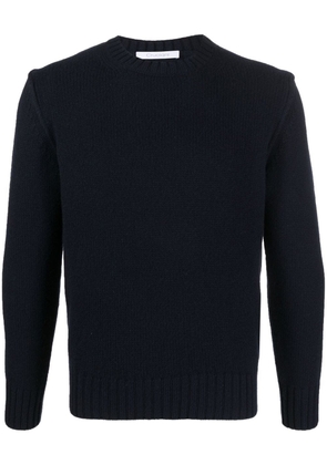 Cruciani crew-neck wool-cashmere jumper - Blue