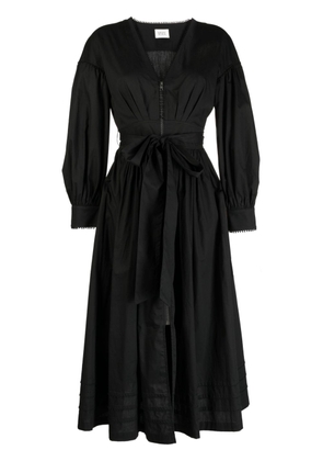 Marchesa Rosa Indigo cotton midi dress - Black