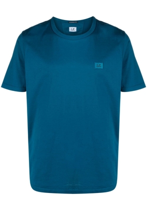 C.P. Company logo-patch cotton T-shirt - Blue