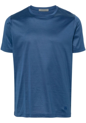 Corneliani crew-neck cotton T-shirt - Blue