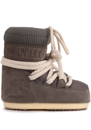 Moon Boot Icon Low Case suede boots - Brown