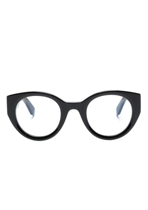 Off-White round-frame optical glasses - Black