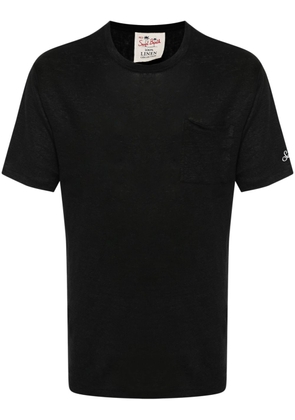 MC2 Saint Barth Ecstasea linen T-shirt - Black