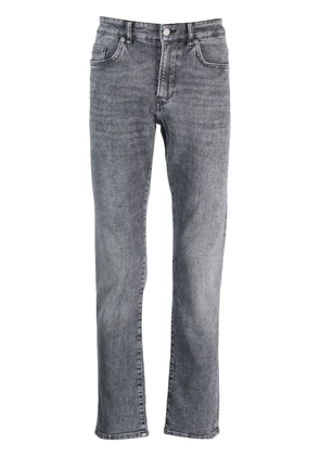 BOSS stonewashed-effect slim-cut jeans - Grey