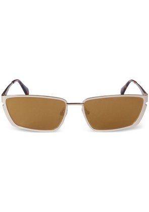 Off-White Richfield square-frame sunglasses - Gold