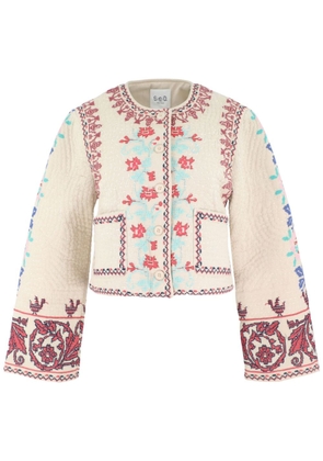 Sea Ramona embroidered jacket - Neutrals
