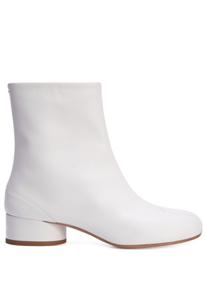Maison Margiela Tabi 30mm leather ankle boots - White