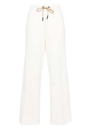 Moncler Grenoble elasticated-waist cotton track pants - Neutrals