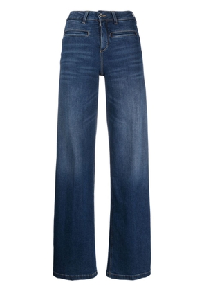 LIU JO mid-rise wide-leg jeans - Blue