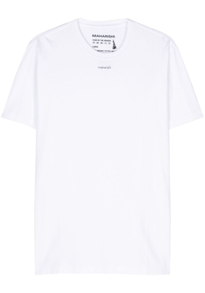 Maharishi logo-print cotton T-shirt - White