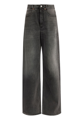 MM6 Maison Margiela asymmetric wide-leg jeans - Grey