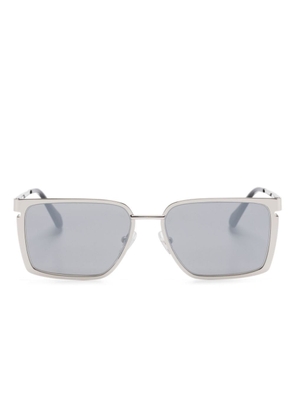 Off-White Yoder rectangle-frame sunglasses - Silver