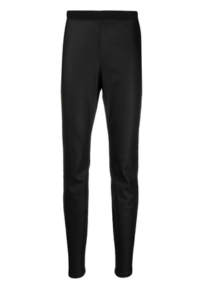 Eileen Fisher high-rise slim fit trousers - Black