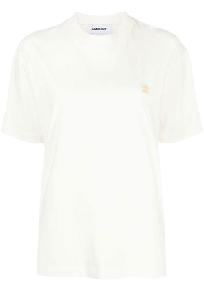 AMBUSH chest logo-patch detail T-shirt - White