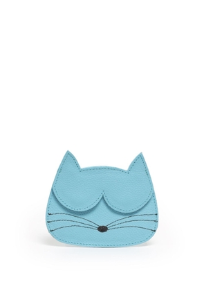 Sarah Chofakian cat-shaped leather wallet - Blue