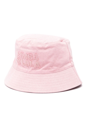 Bimba y Lola logo-lettering bucket hat - Pink