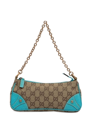 Gucci Pre-Owned 2000-2015 GG Canvas Nailhead shoulder bag - Brown