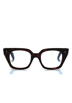 Cutler & Gross cat-eye glasses - Brown