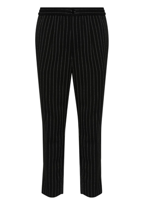 AMI Paris striped wool trousers - 0013 BLACK/CHALK