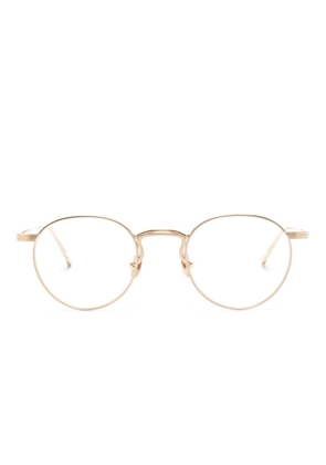 Matsuda M3140 oval-frame glasses - Gold