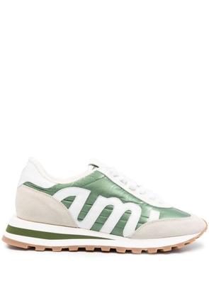 AMI Paris Rush panelled sneakers - 351 OLIVE