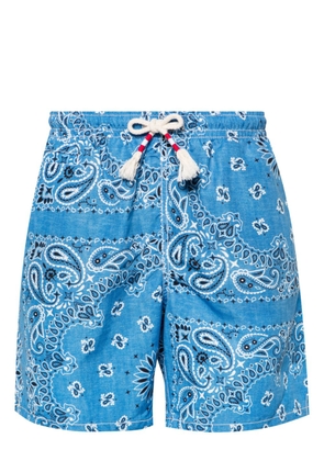 MC2 Saint Barth Caprese bandana-print swim shorts - Blue
