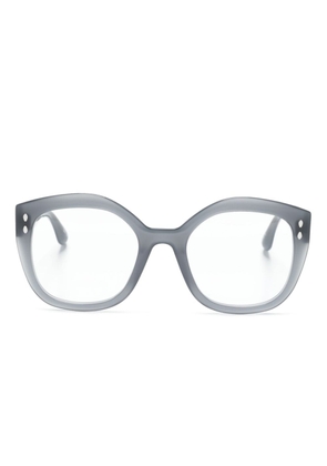 Isabel Marant Eyewear oversize-frame glasses - Grey