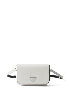 Prada Saffiano leather shoulder bag - White