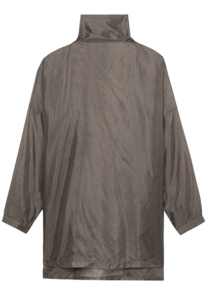 Rick Owens high-neck anorak shirt - Grey