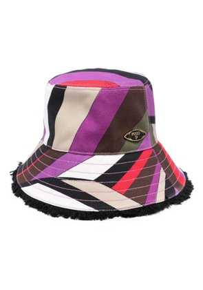 PUCCI Iride-print bucket hat - Purple