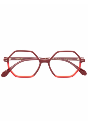 GIGI STUDIOS geometric-frame glasses - Red