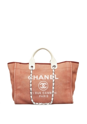 CHANEL Pre-Owned 2012-2013 Deauville tote bag - Orange