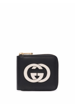 Gucci Interlocking G zip-around wallet - Black
