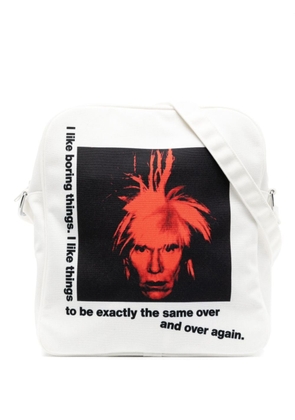 Comme Des Garçons Shirt Andy Warhol shoulder bag - White