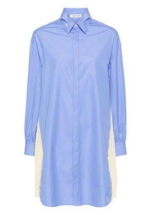 Undercover panelled cotton shirt - Blue