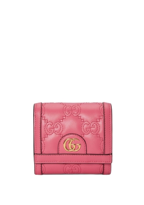 Gucci GG matelassé card case wallet - Pink