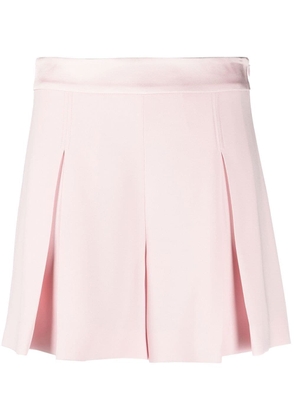 Boutique Moschino inverted-pleat detail shorts - Pink