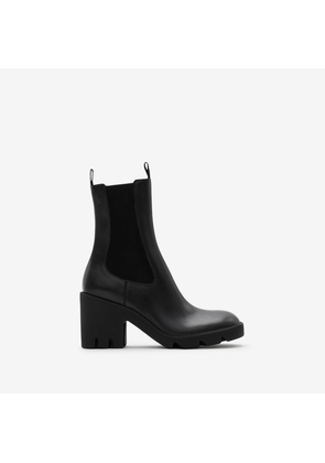 Burberry Leather Stride Chelsea Boots