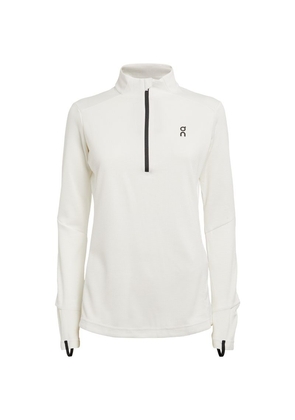On Running Long-Sleeve Climate Zip-Up T-Shirt