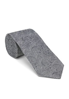 Brunello Cucinelli Silk Paisley Tie