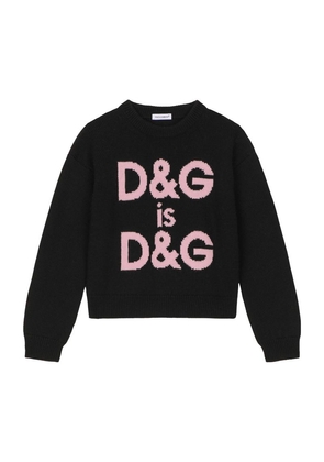 Dolce & Gabbana Kids Wool Logo Sweater (2-6 Years)