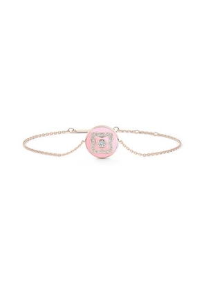 De Beers Enchanted Lotus Bracelet In Rose Gold And Pink Enamel